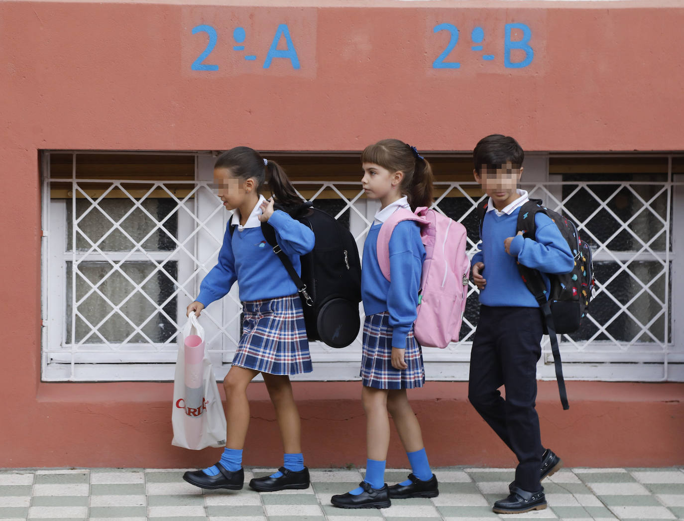 Fotos: Los escolares de Palencia vuelven al colegio