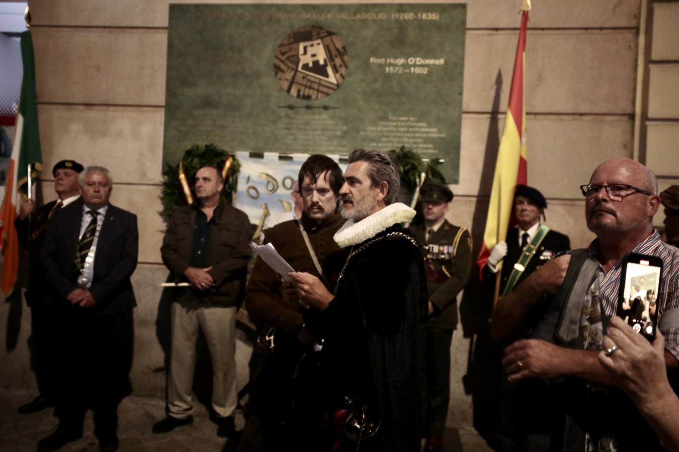 Fotos: Homenaje al héroe irlandés Red Hugh O&#039;Donnell en Valladolid