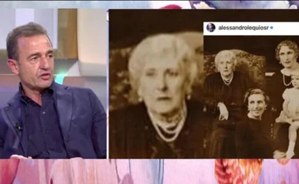 Alessandro Lequio también es pariente de la Reina Isabel II