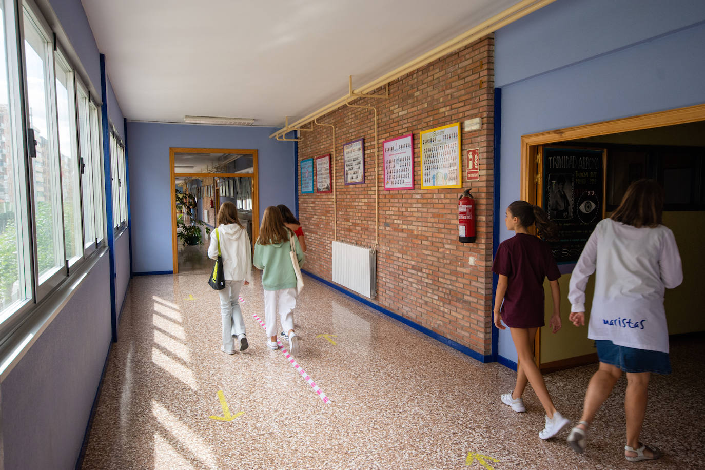 Fotos: Maristas da la bienvenida a los alumnos de ESO y Bachillerato