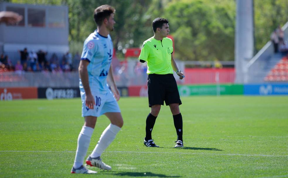 David García de la Loma, en el partido del pasado fin de semana. 