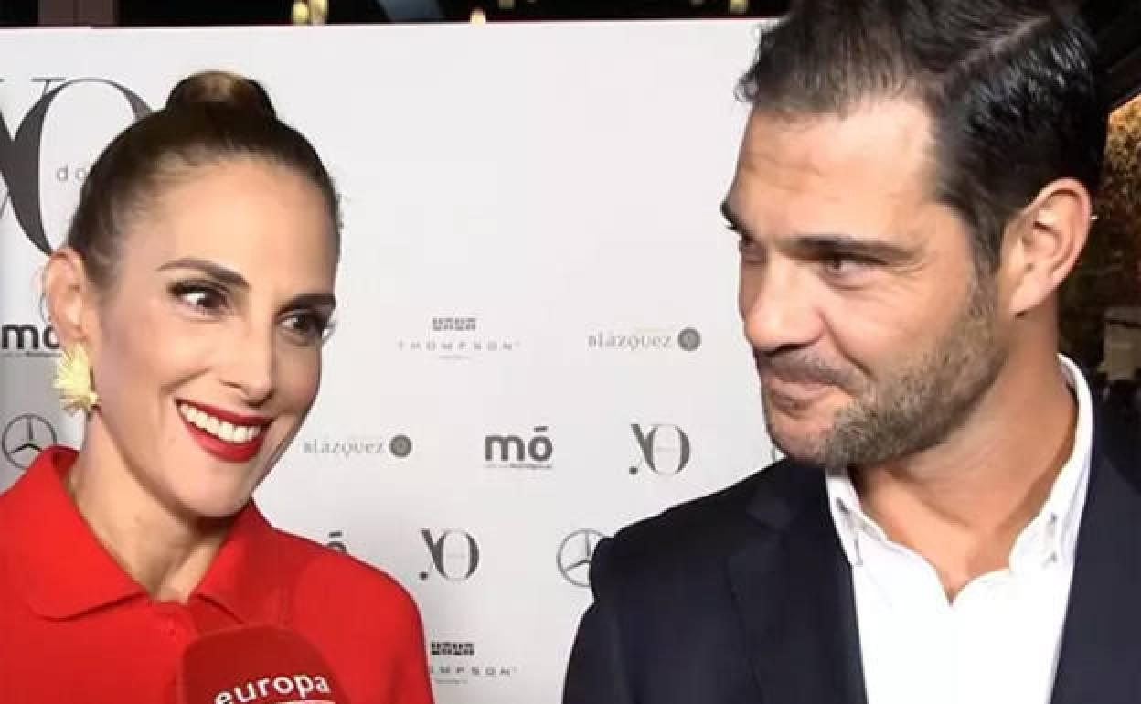 Nuria Fergó con Juan Pablo Lauro. 