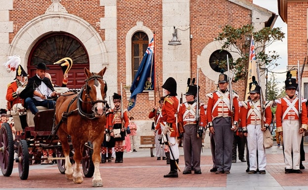 Llegada del Duque de Wellington 