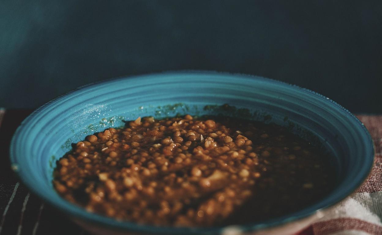 Receta de lentejas de la Armuña con chorizo