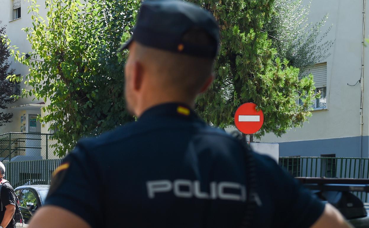 Imagen de archivo de un policía nacional. 