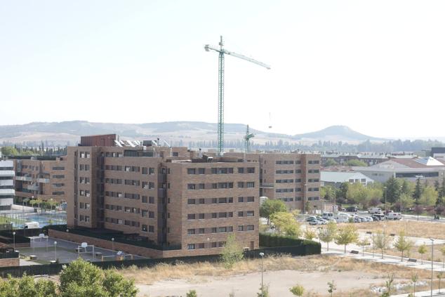 Fotos: Paisaje de grúas y excavadoras en el barrio de Viveros