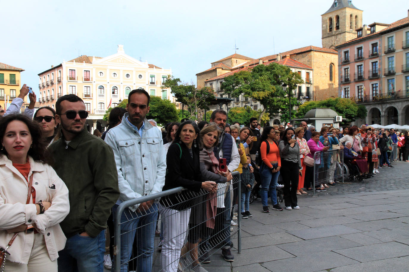 Bajada de la Virgen de la Fuencisla, desde la Catedral hasta su santuario.