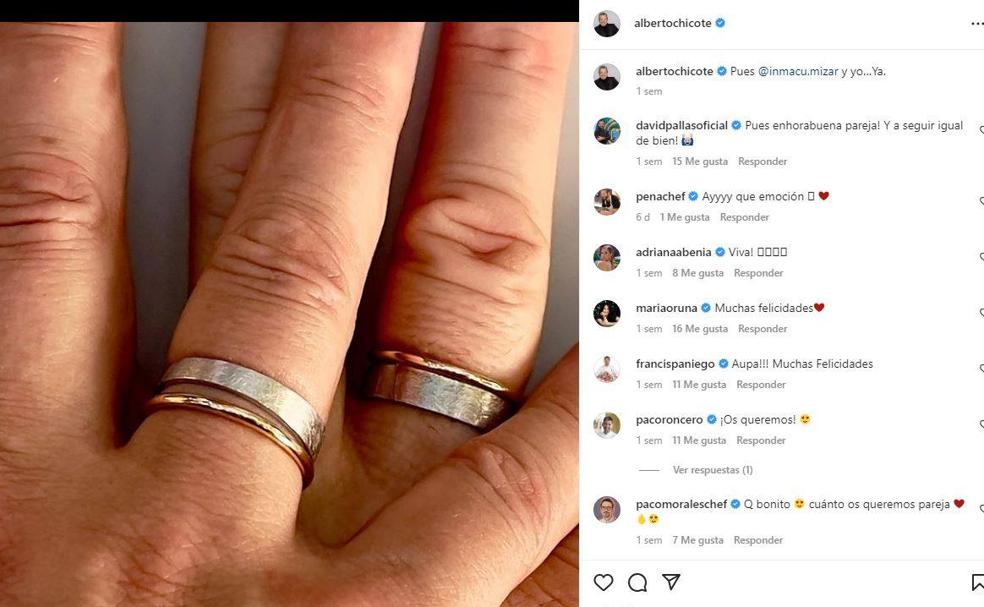 Así fue la boda de Alberto Chicote, el prestigioso chef con raíces segovianas