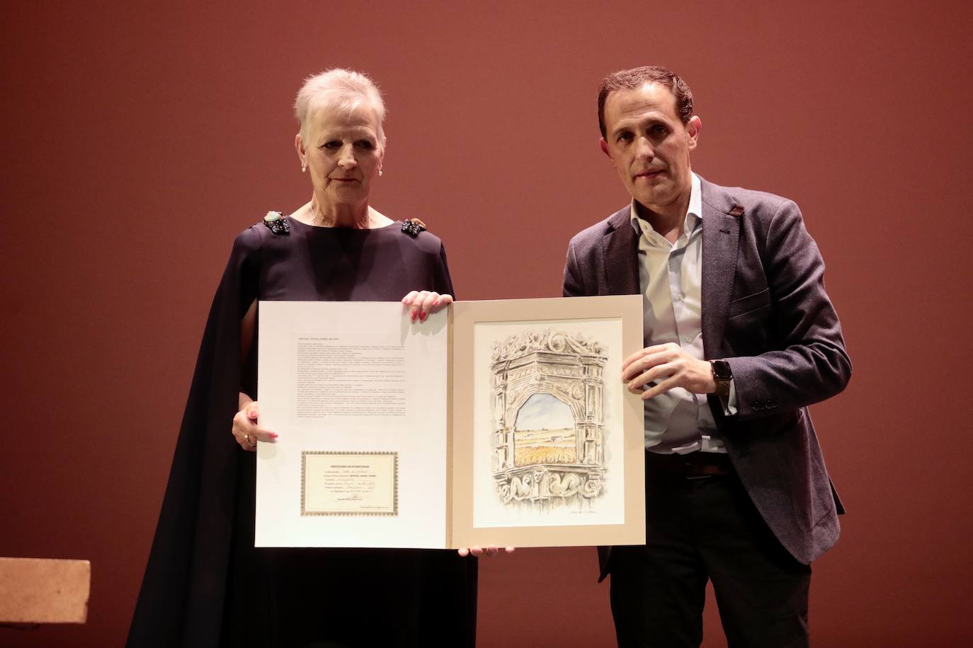 Homenaje a las personas mayores celebrado este miércoles en el Teatro Zorrilla de Valladolid.