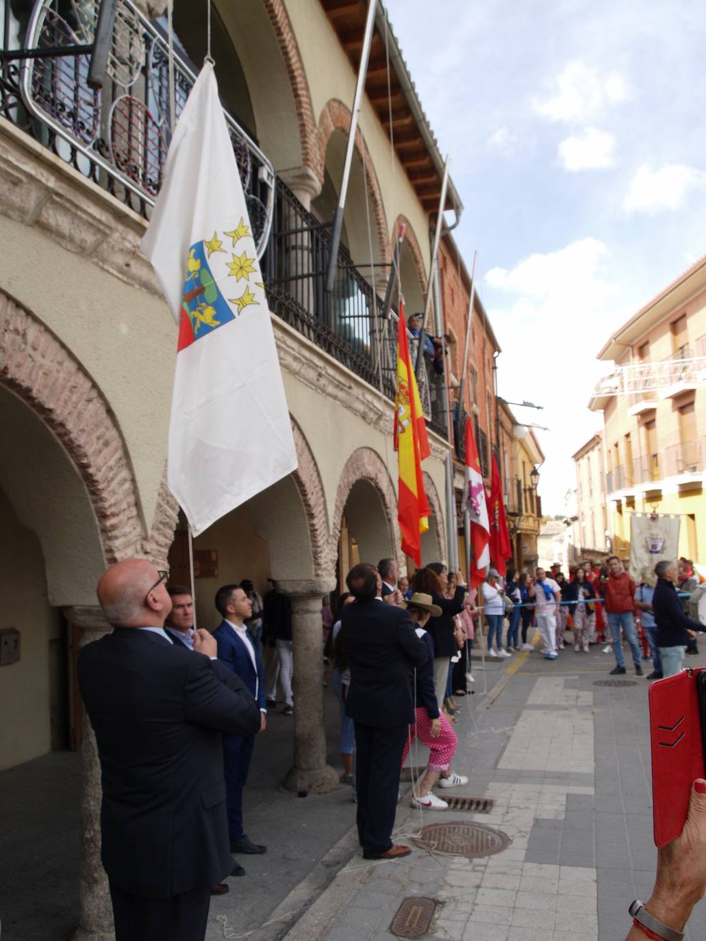 Encierro campero celebrado este miércoles por la tarde en Olmedo.