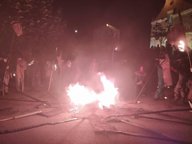 Fotos: La procesión Cívica de El Vítor de Mayorga, en imágenes