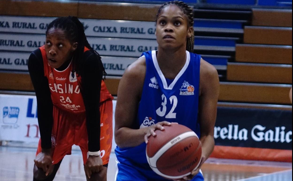 Moriah Jefferson debutó este miércoles en Lugo con el CB Avenida. 