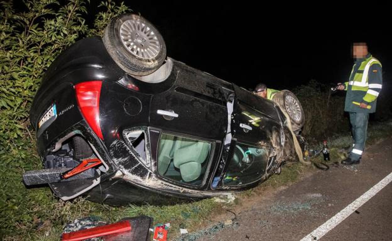 Un herido en un accidente de tráfico en el término municipal de Villasrubias. 