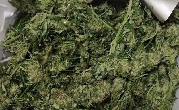 Detenido en Burgos tras ser sorprendido circulando con casi 400 gramos de marihuana