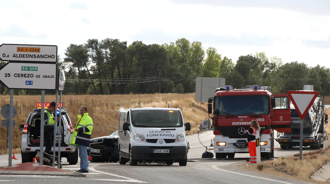 Accidente mortal en Cantalejo. 