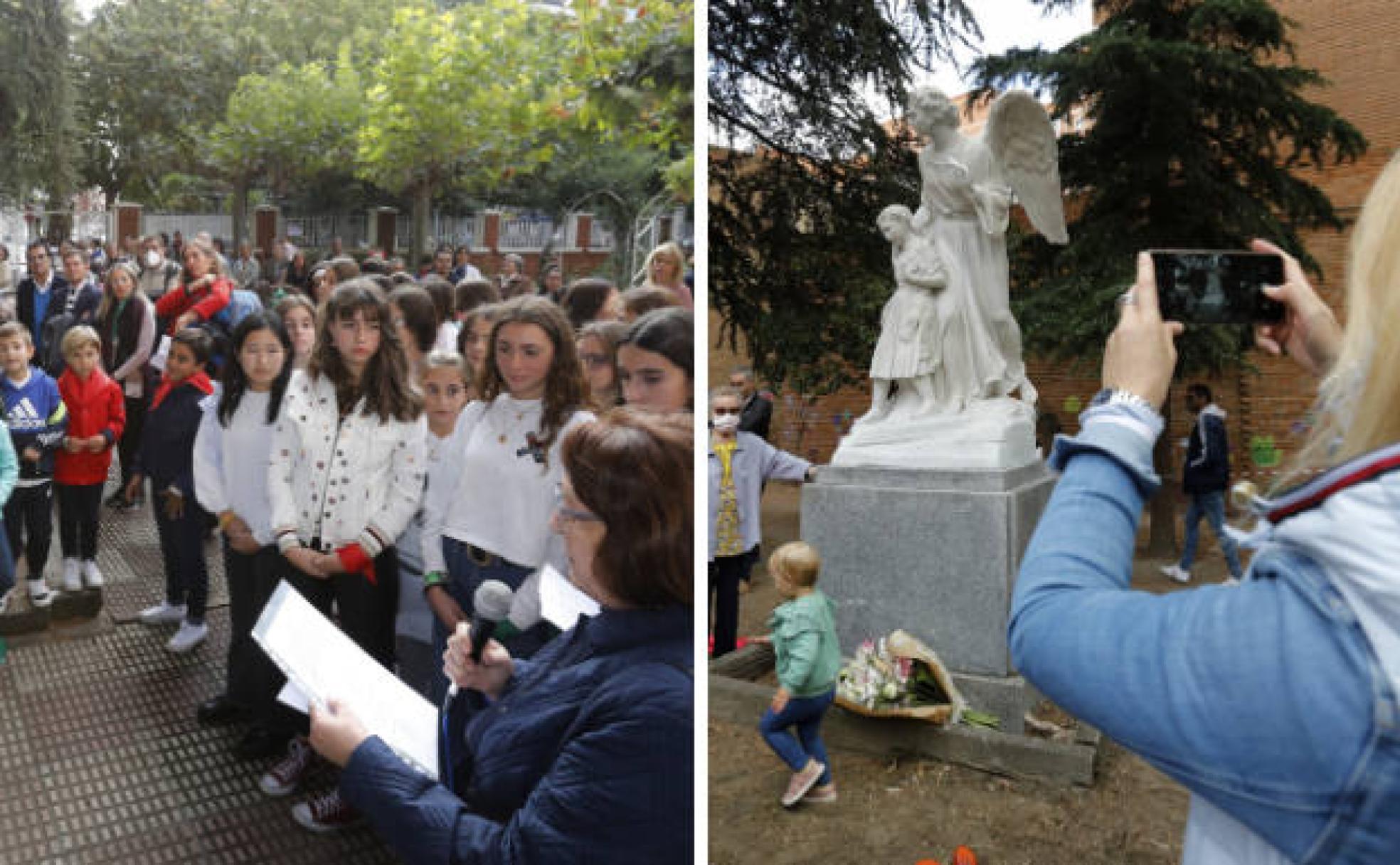 Presentación de la restauración y la hermana Salomé Estrada, que vivió la inauguración en 1953. 