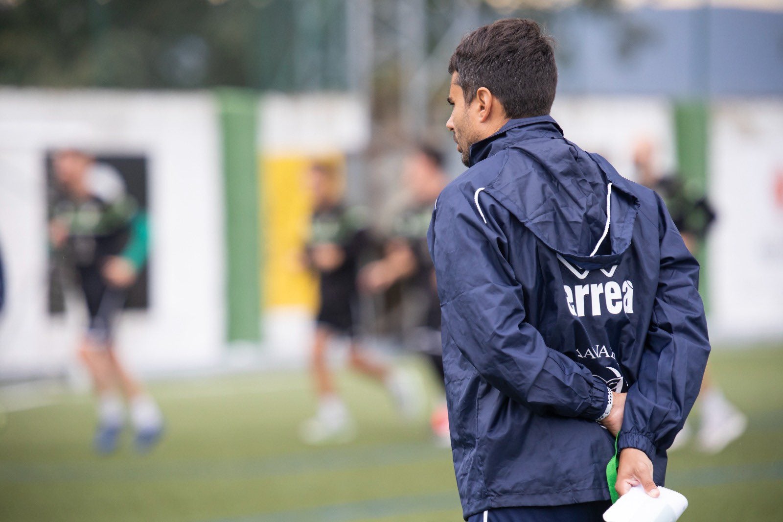 Mario Sánchez, técnico del CD Guijuelo. 