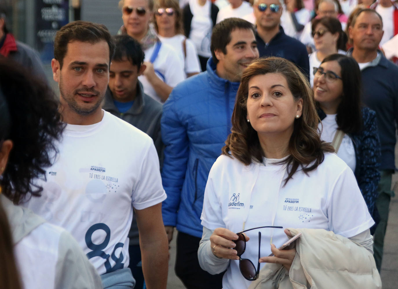 Marcha Apadefim en Segovia. 