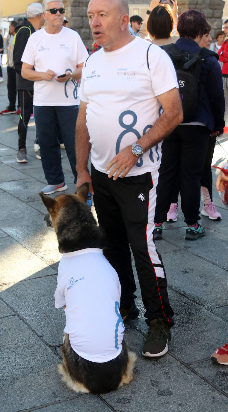 Marcha Apadefim en Segovia. 