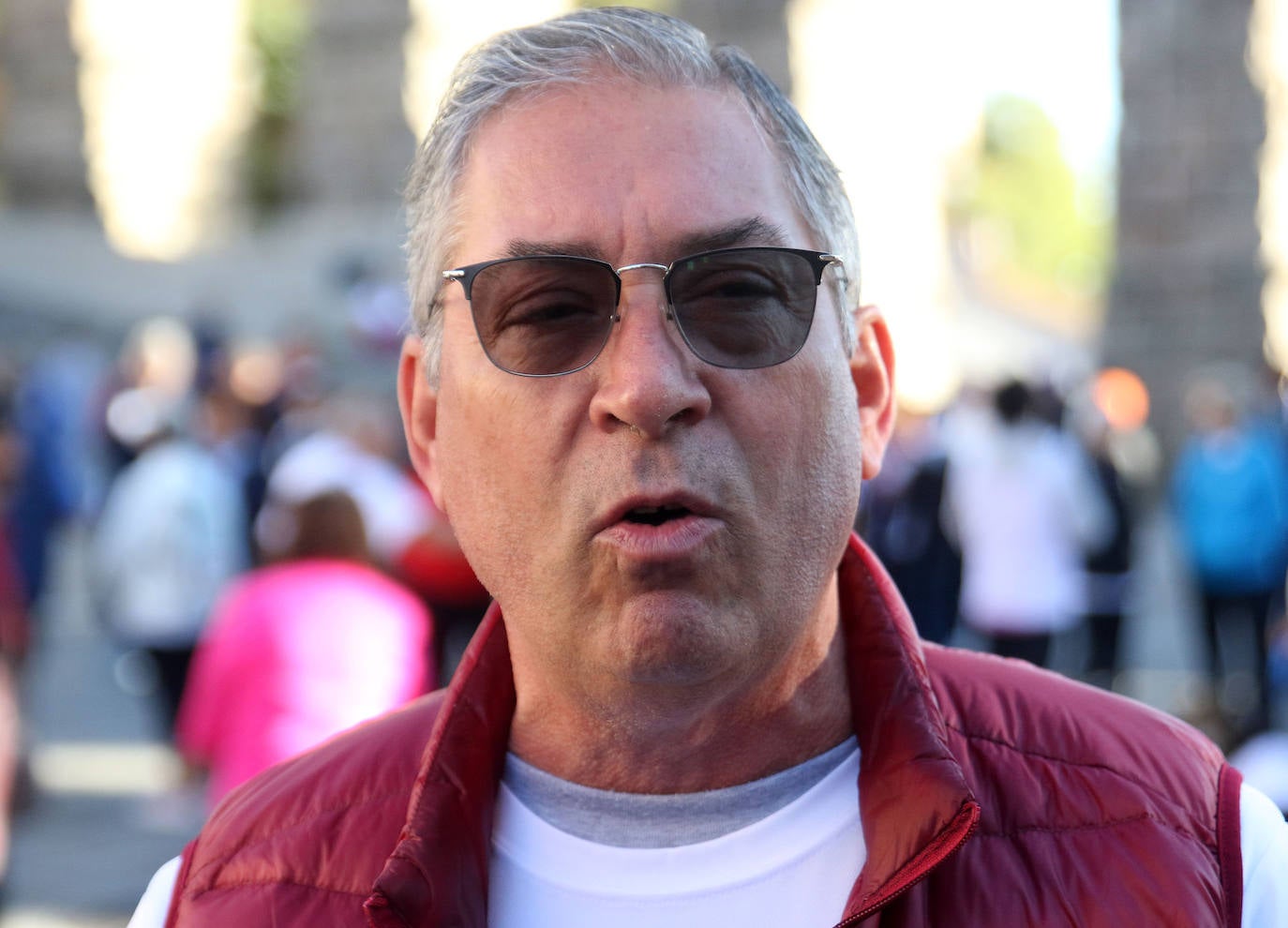 Marcha Apadefim en Segovia. 