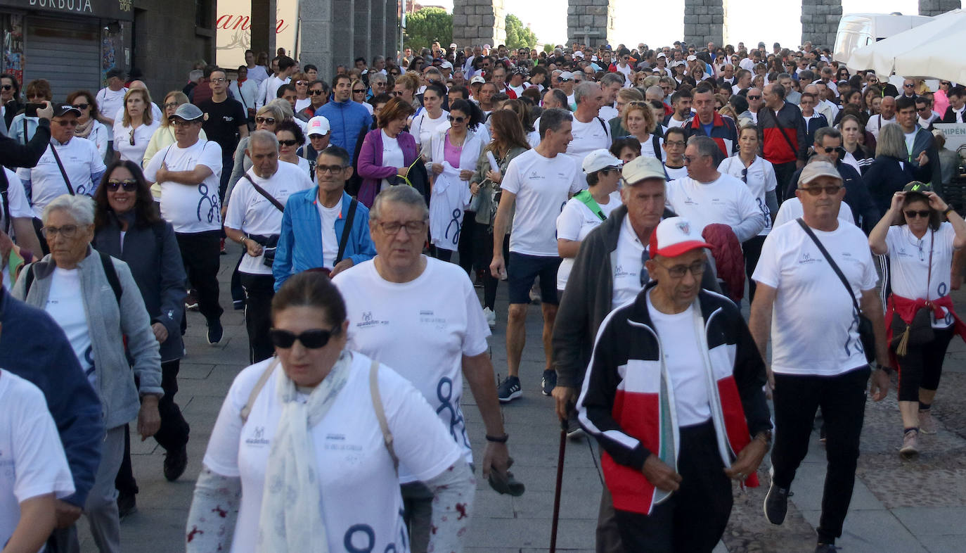 Marcha Apadefim en Segovia. 