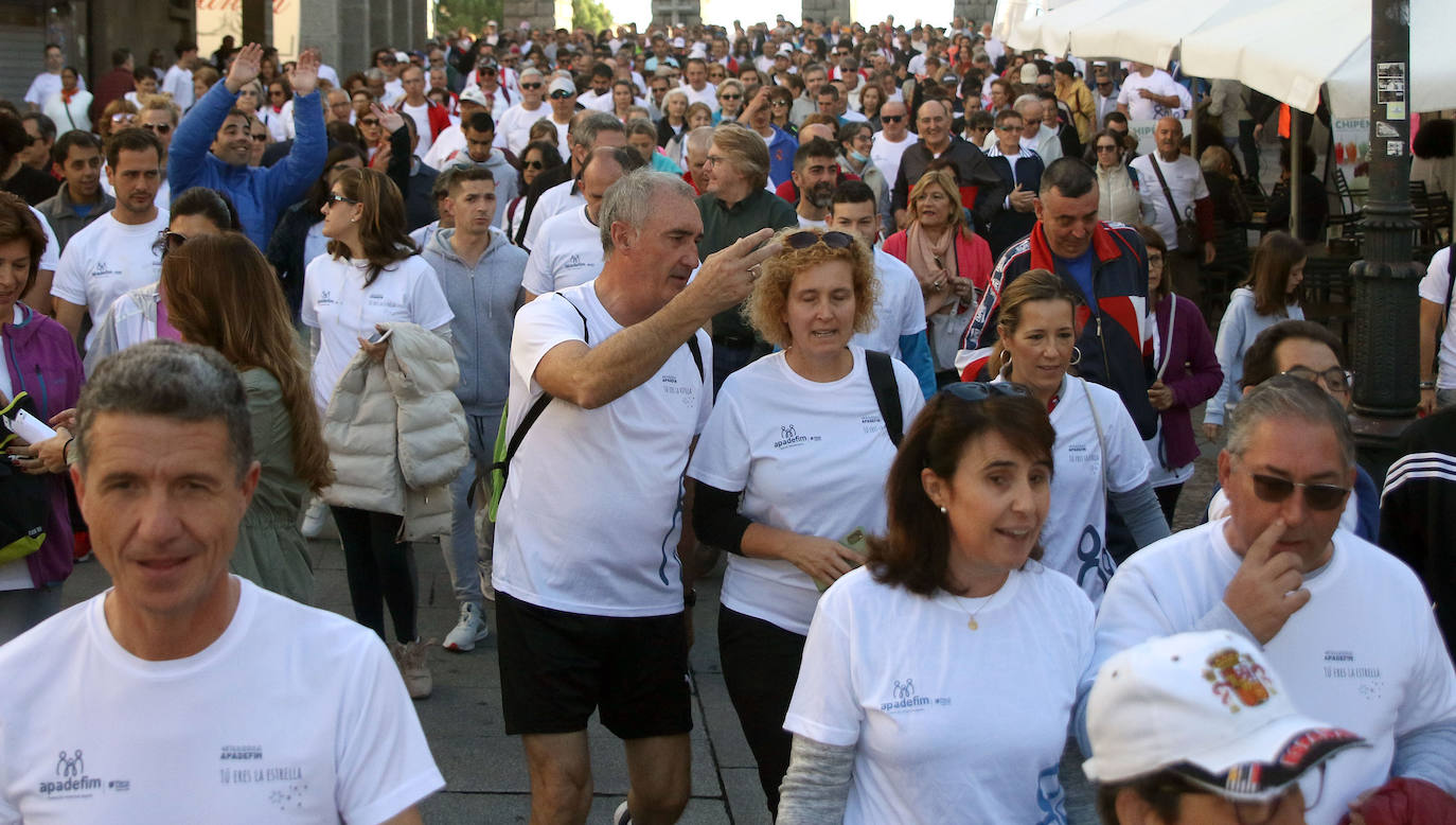 Marcha Apadefim en Segovia. 