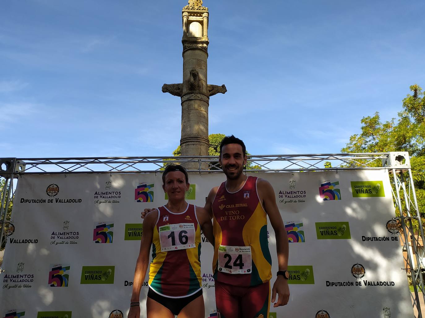 Fotos: Instantáneas de primera prueba del circuito Corriendo entre Viñas 2022 que se celebró en Mayorga