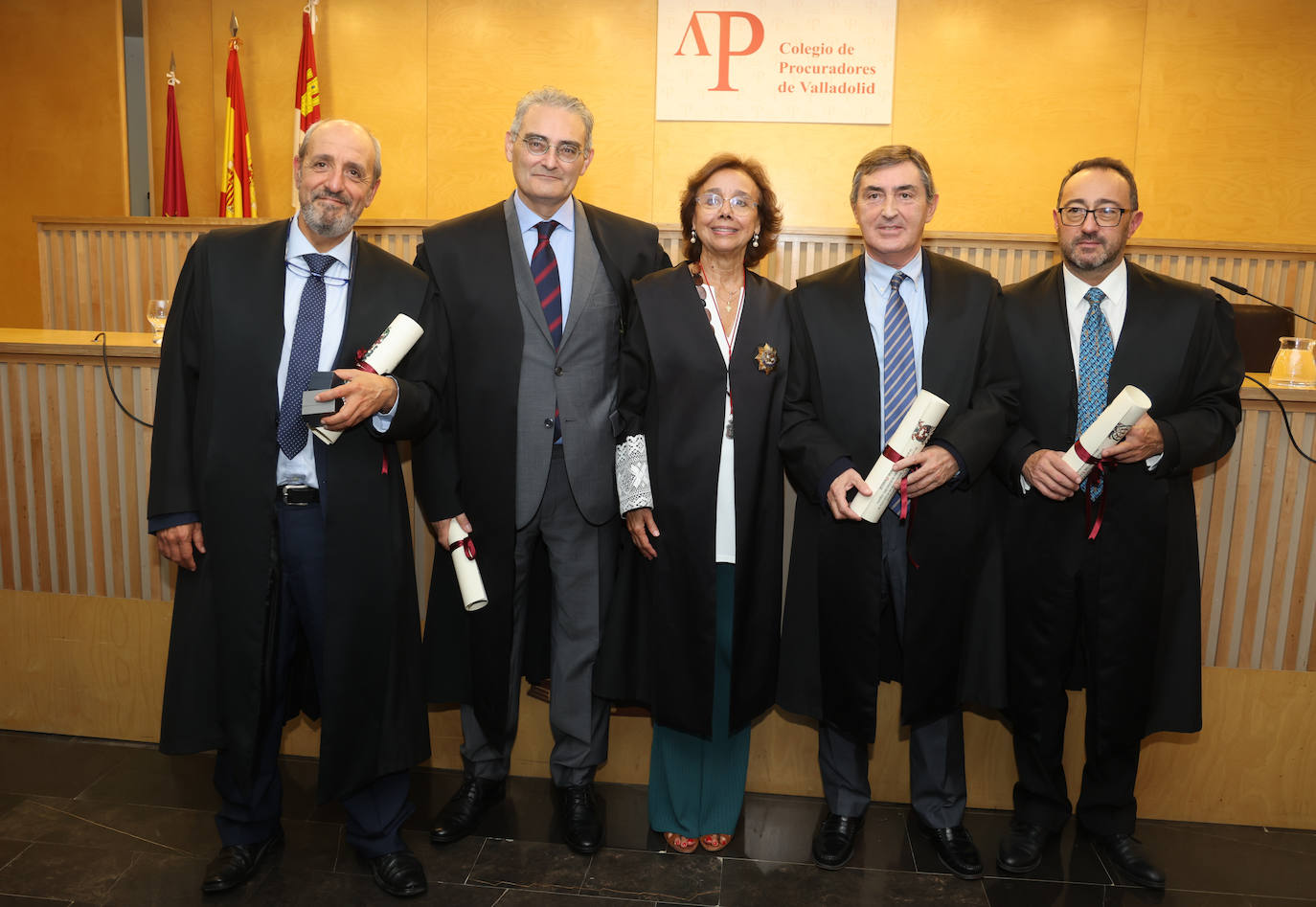 Fotos: El Colegio de Procuradores de Valladolid homenajea a los colegiados más veteranos en ejercicio