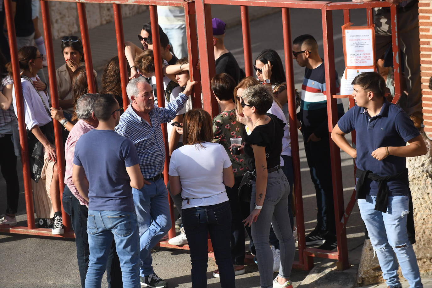 Fotos: Encierro con motivo del Día de la Vendimia en Rueda