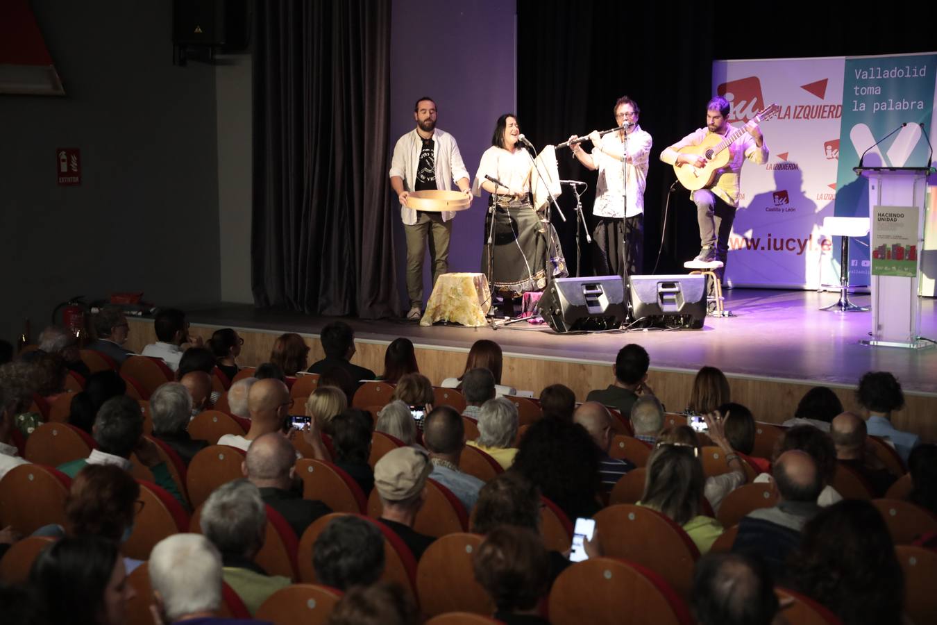 Fotos: Acto público de partidos de izquierdas de Valladolid para el nuevo curso político