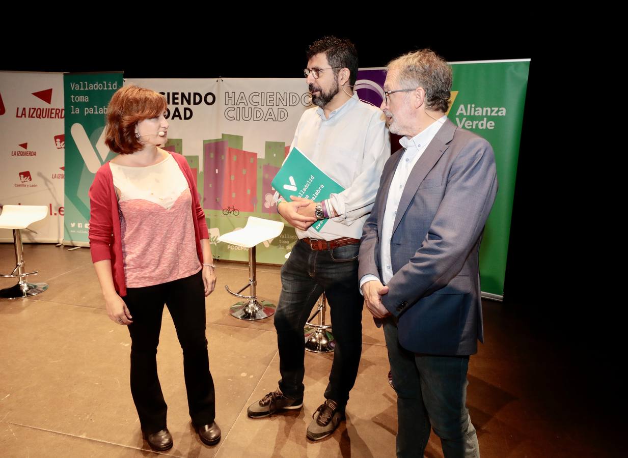 Fotos: Acto público de partidos de izquierdas de Valladolid para el nuevo curso político