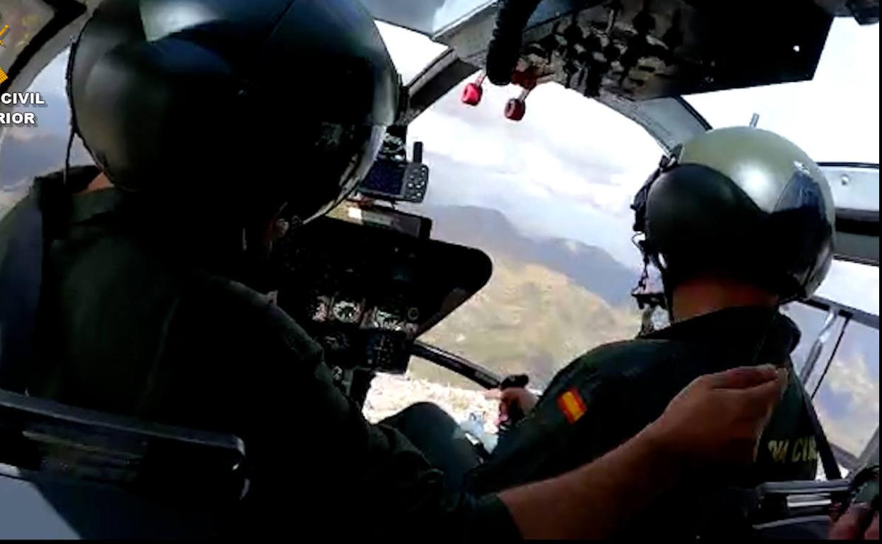 Rescatan en helicóptero en el Espigüete a un montañero madrileño que tenía vértigo