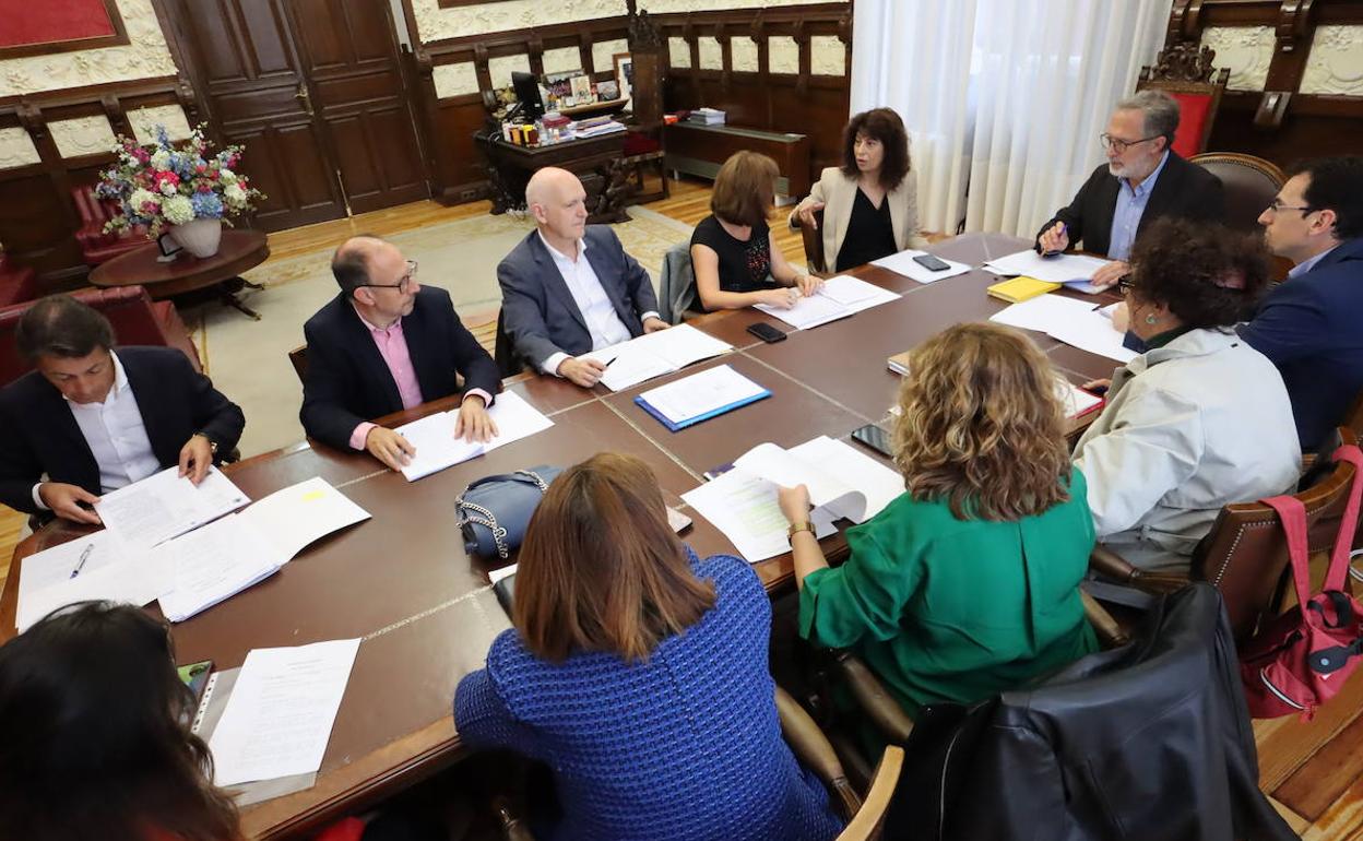 Junta de Gobierno celebrada hoy en el Ayuntamiento. 