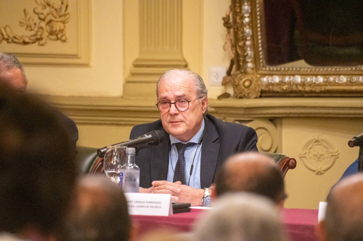 Fotos: El Casino de Palencia recibe al excoronel jefe de la UCO Manuel Sánchez Corbí