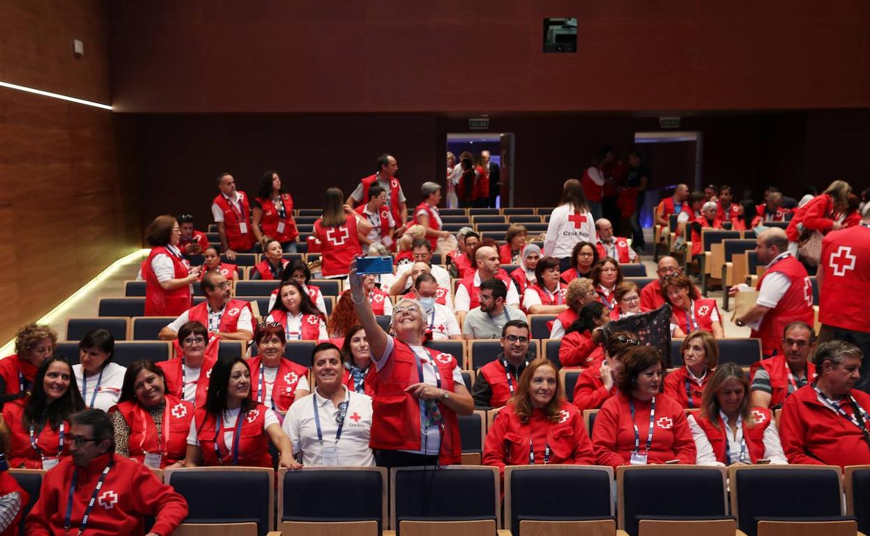 Encuentro de voluntarios de Cruz Roja en Palencia.