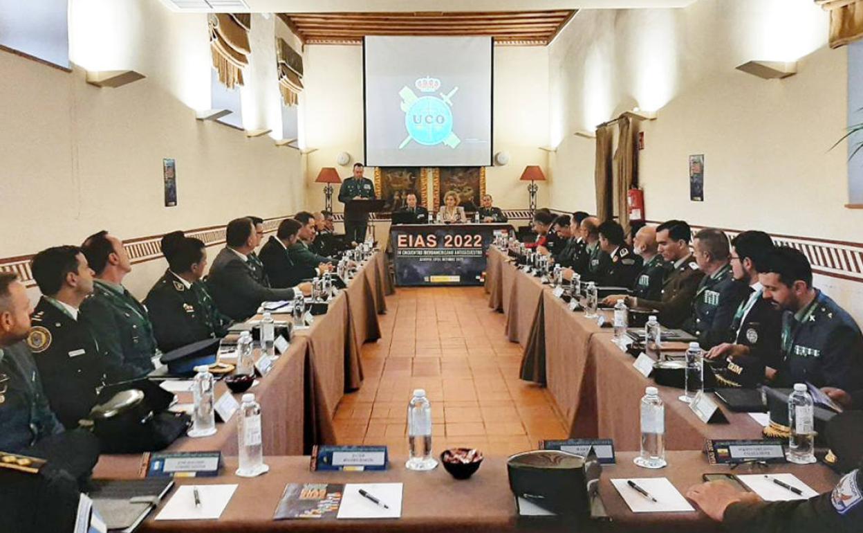 Encuentro de la Red Iberoamericana Antisecuestros que organiza la Guardia Civil en Segovia. 