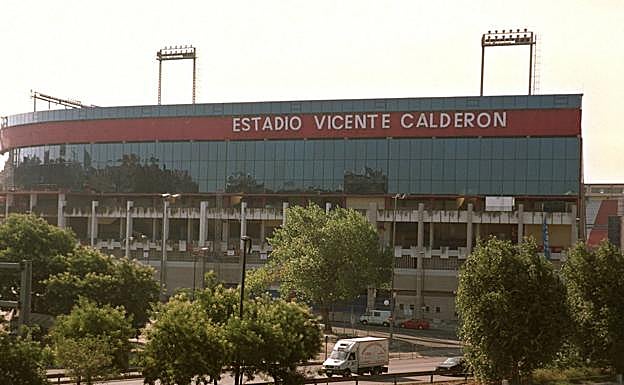 El desparecido Calderón, demolido al poco de que el Atlético se trasladara al Metropolitano