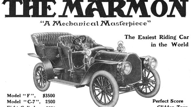 Publicidad de Marmon del año 1907