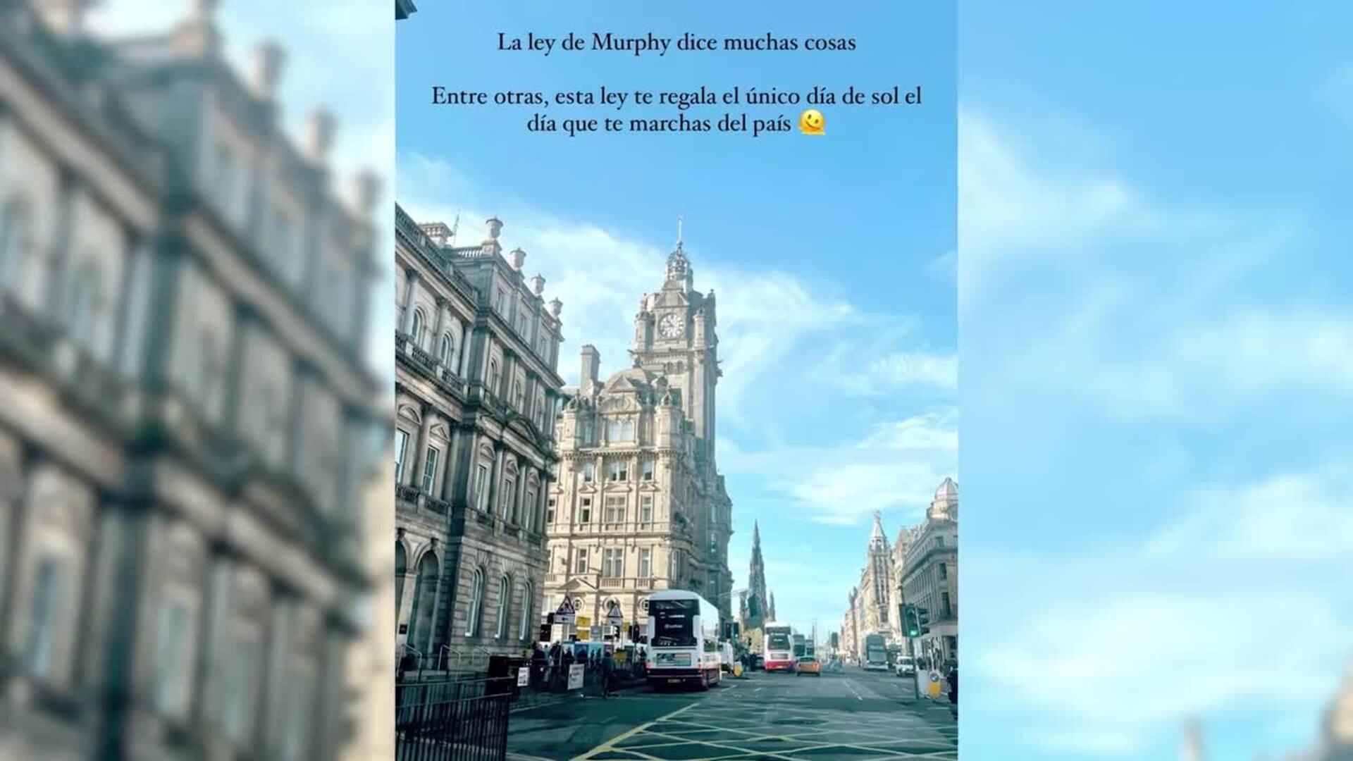 Lucía Pombo dice adiós a su viaje por Escocia con la gran ilusión de conocer a su sobrina