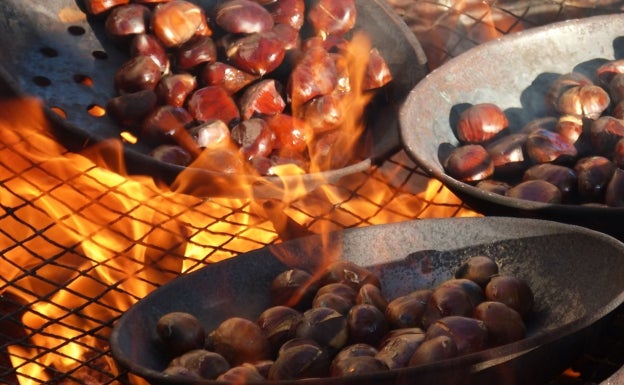 Castañas asadas caseras para combatir el frío