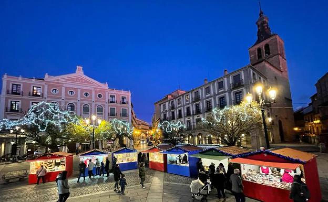 Mercado navideño del año pasado. 