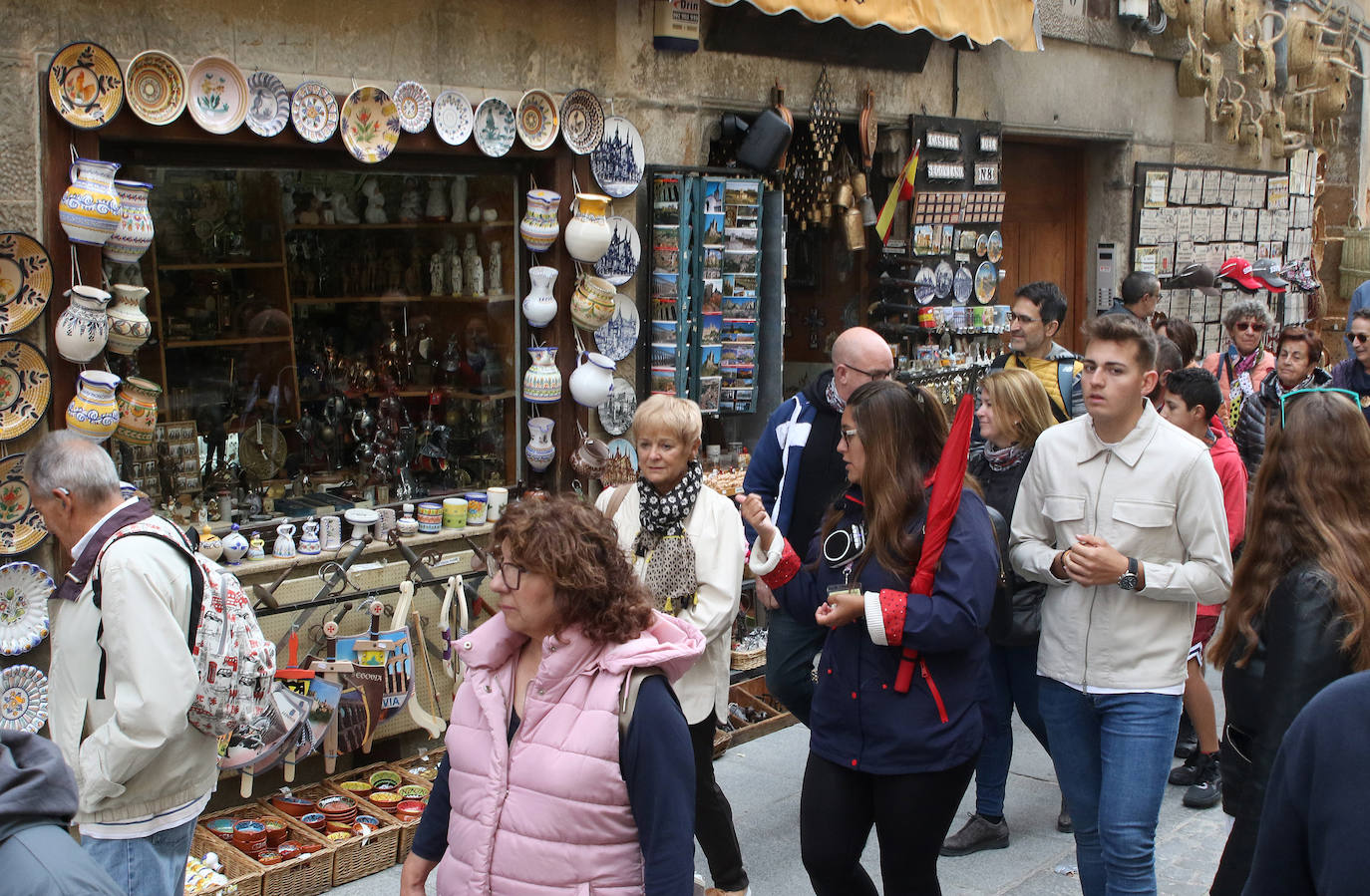 Turistas durante el puente de todos los santos. 