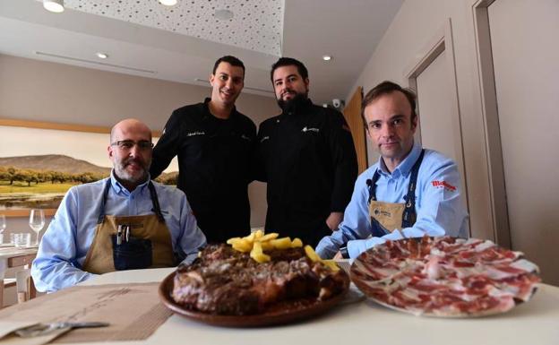 Equipo de Alboroque Norte y Sur: Mohamed Berrada, Daniel Pérez. Juan Luis Piñel y Francisco Quiroga 