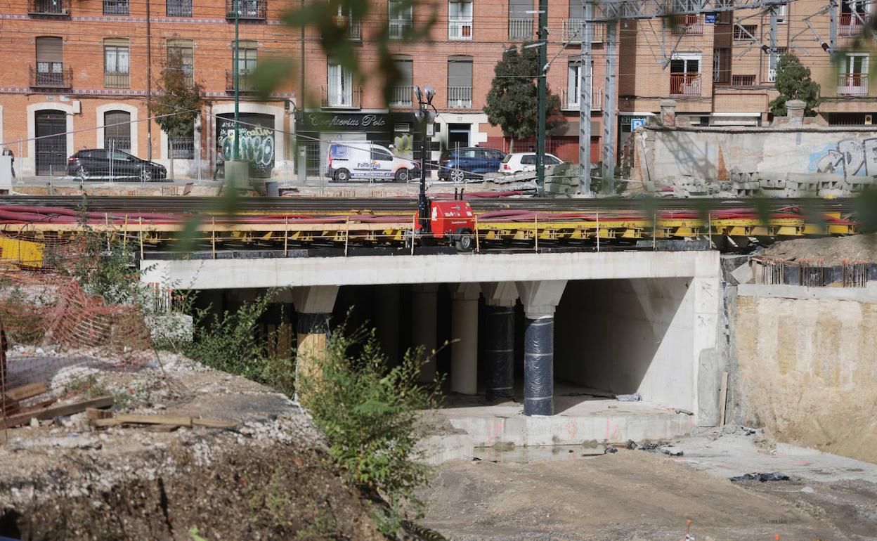 Estado en el que se encuentra el paso de Panaderos, con el cajón ya colocado en su sitio.