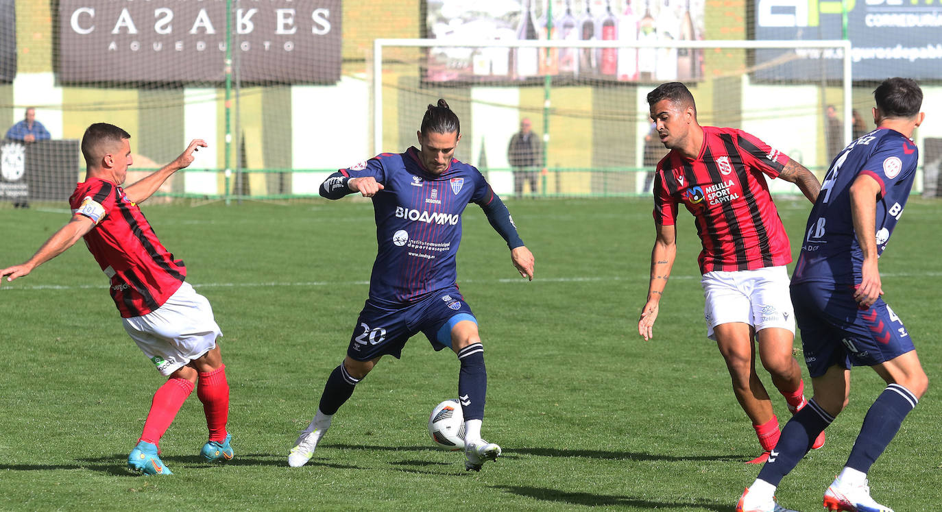 Victoria de la Gimnastica Segoviana ante el Melilla. 