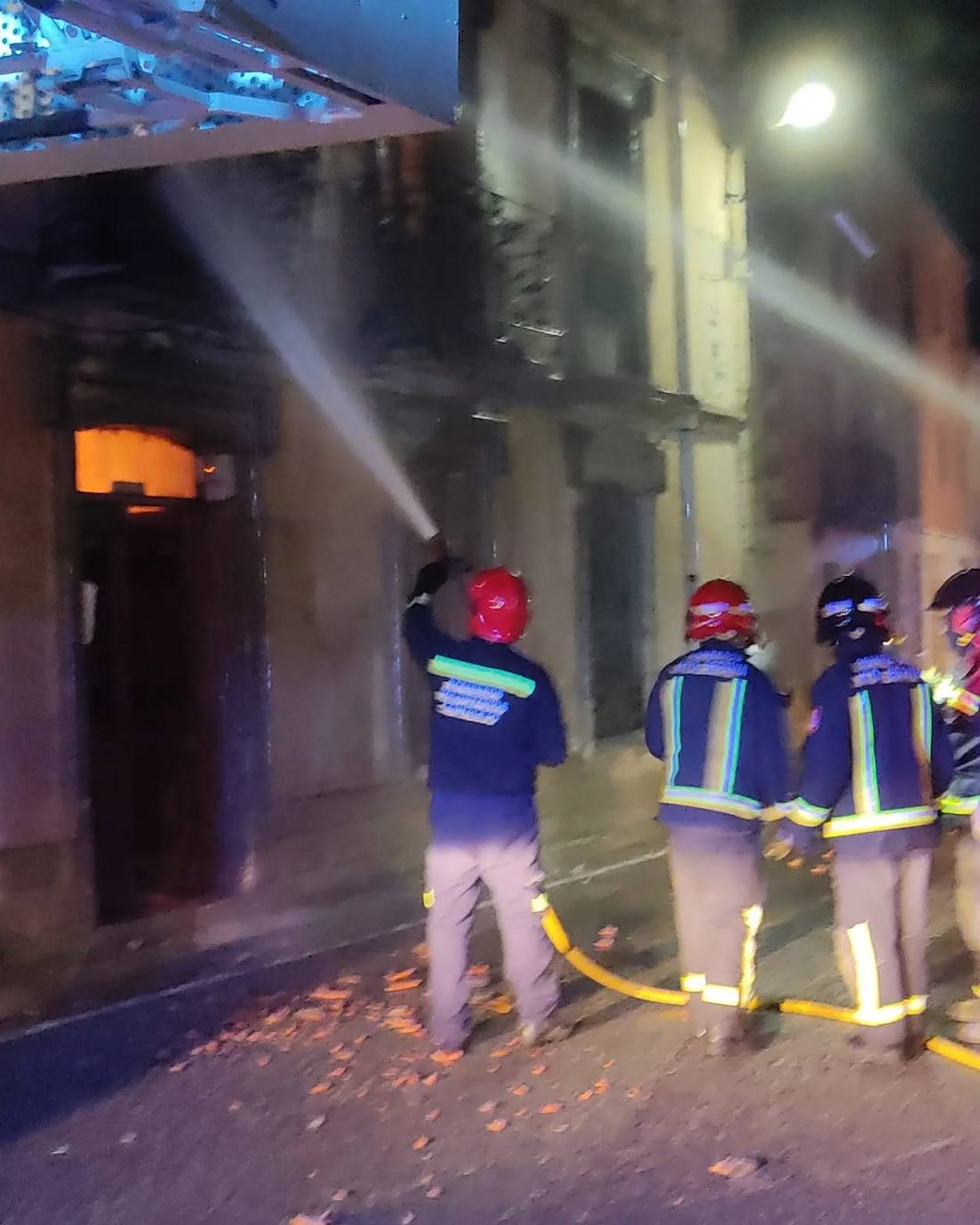Incendio en Fuenterrebollo.
