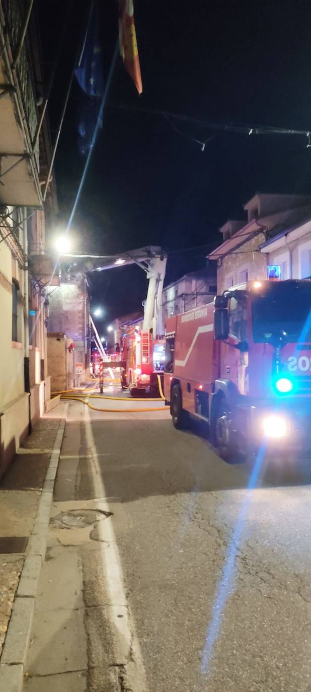 Incendio en Fuenterrebollo.