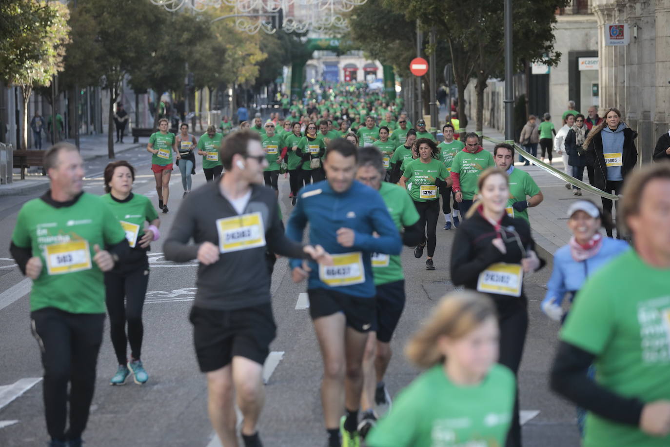 Fotos: La marcha contra el cáncer llena Valladolid de verde