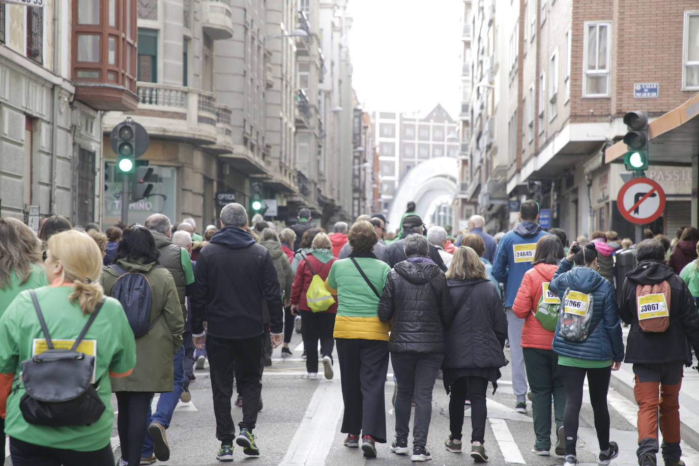 Fotos: La marcha contra el cáncer llena Valladolid de verde