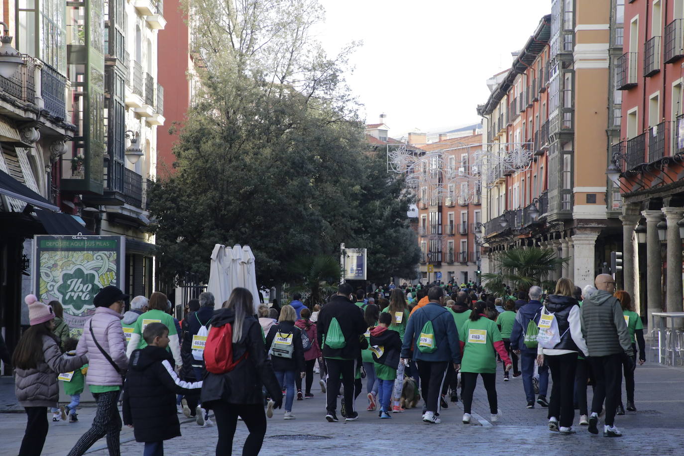 Fotos: La marcha contra el cáncer llena Valladolid de verde